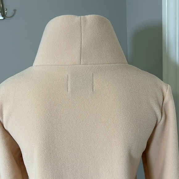 Dudley Stephens Park Slope Turtleneck Terry Fleece Natural Blush Neutral Sz S - Picture 7 of 15